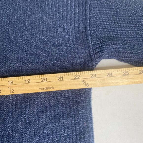 Hollister Cardigan Sweater Womens L Blue Button-Up Cotton Blend Preppy Grandmaco - Picture 7 of 10